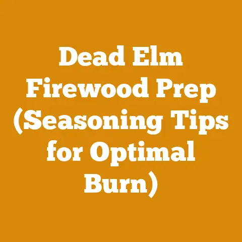 Dead Elm Firewood Prep (Seasoning Tips for Optimal Burn)