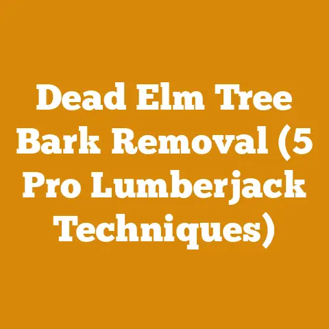 Dead Elm Tree Bark Removal (5 Pro Lumberjack Techniques)