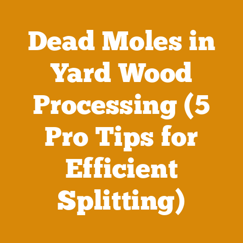 Dead Moles in Yard Wood Processing (5 Pro Tips for Efficient Splitting)