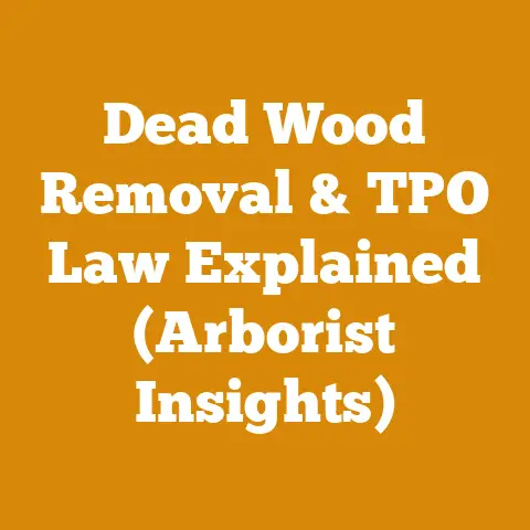 Dead Wood Removal & TPO Law Explained (Arborist Insights)