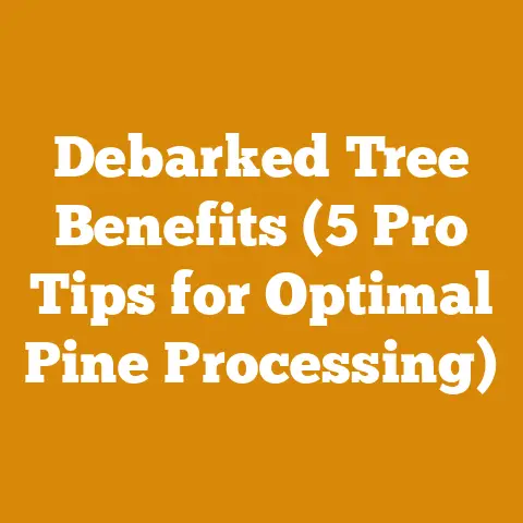 Debarked Tree Benefits (5 Pro Tips for Optimal Pine Processing)