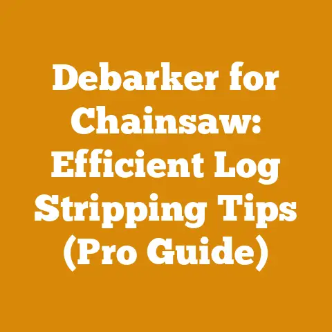 Debarker for Chainsaw: Efficient Log Stripping Tips (Pro Guide)