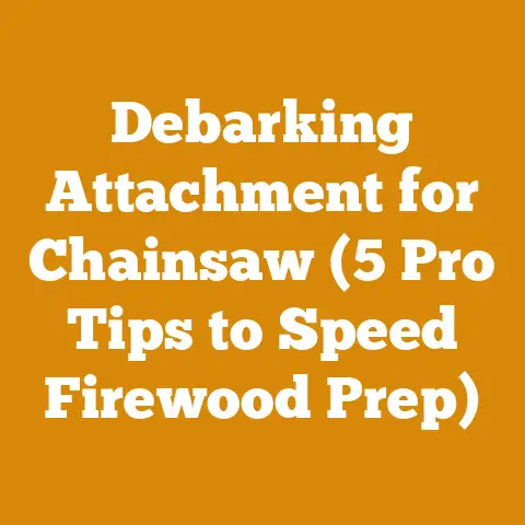 Debarking Attachment for Chainsaw (5 Pro Tips to Speed Firewood Prep)
