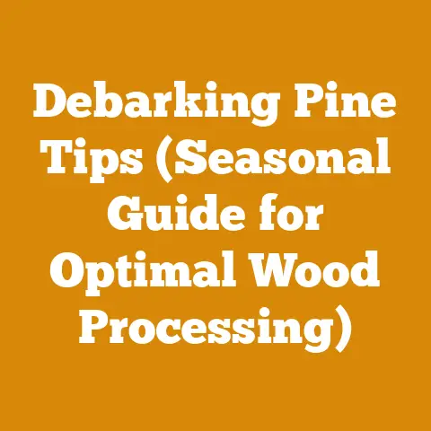 Debarking Pine Tips (Seasonal Guide for Optimal Wood Processing)