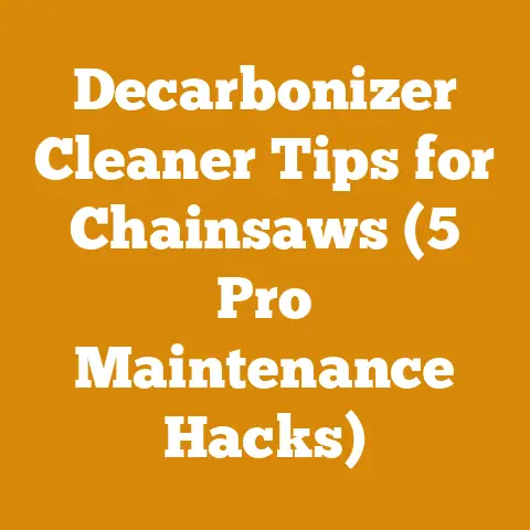 Decarbonizer Cleaner Tips for Chainsaws (5 Pro Maintenance Hacks)