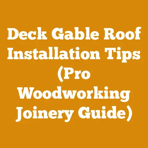 Deck Gable Roof Installation Tips (Pro Woodworking Joinery Guide)