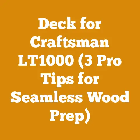 Deck for Craftsman LT1000 (3 Pro Tips for Seamless Wood Prep)