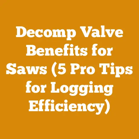 Decomp Valve Benefits for Saws (5 Pro Tips for Logging Efficiency)