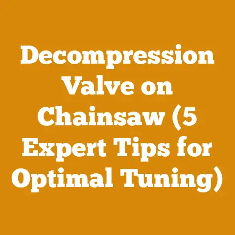 Decompression Valve on Chainsaw (5 Expert Tips for Optimal Tuning)