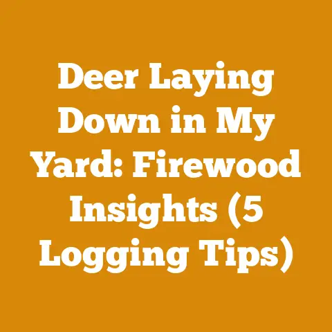 Deer Laying Down in My Yard: Firewood Insights (5 Logging Tips)