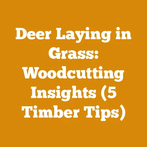 Deer Laying in Grass: Woodcutting Insights (5 Timber Tips)