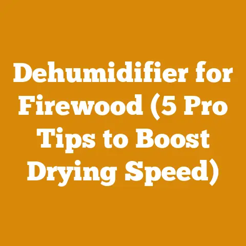 Dehumidifier for Firewood (5 Pro Tips to Boost Drying Speed)