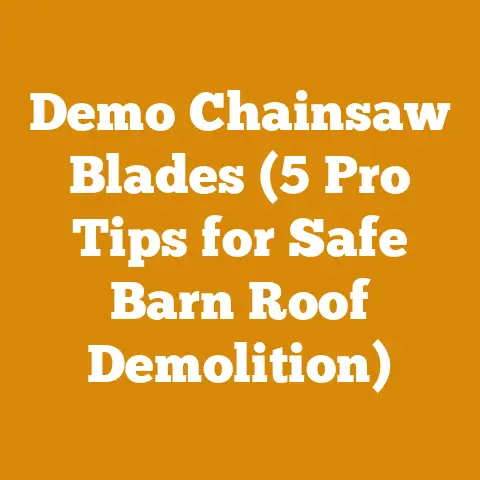 Demo Chainsaw Blades (5 Pro Tips for Safe Barn Roof Demolition)