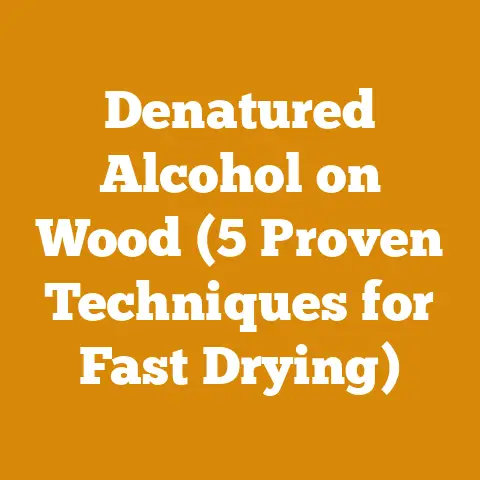 Denatured Alcohol on Wood (5 Proven Techniques for Fast Drying)