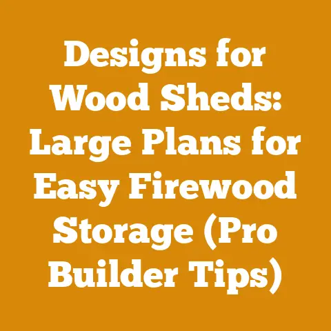 Designs for Wood Sheds: Large Plans for Easy Firewood Storage (Pro Builder Tips)