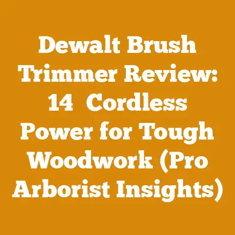 Dewalt Brush Trimmer Review: 14″ Cordless Power for Tough Woodwork (Pro Arborist Insights)