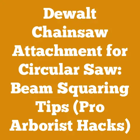 Dewalt Chainsaw Attachment for Circular Saw: Beam Squaring Tips (Pro Arborist Hacks)