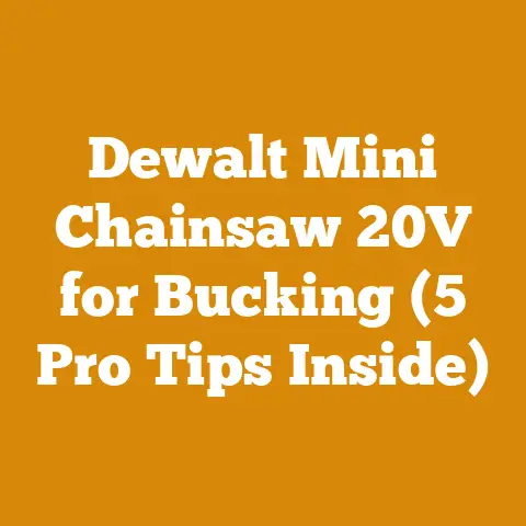 Dewalt Mini Chainsaw 20V for Bucking (5 Pro Tips Inside)