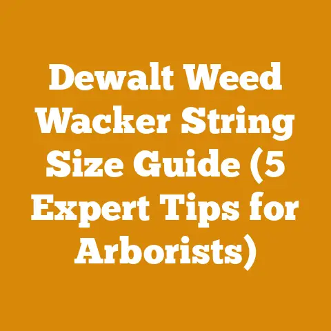 Dewalt Weed Wacker String Size Guide (5 Expert Tips for Arborists)