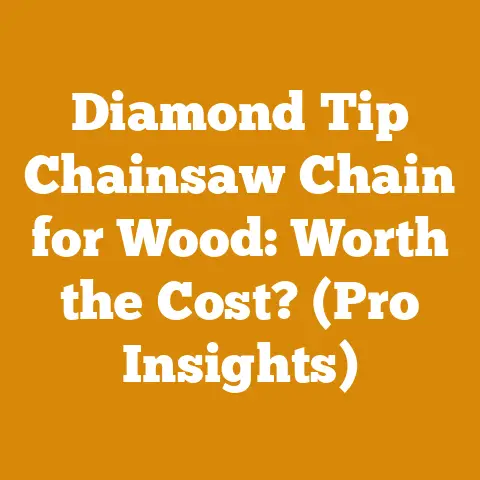 Diamond Tip Chainsaw Chain for Wood: Worth the Cost? (Pro Insights)