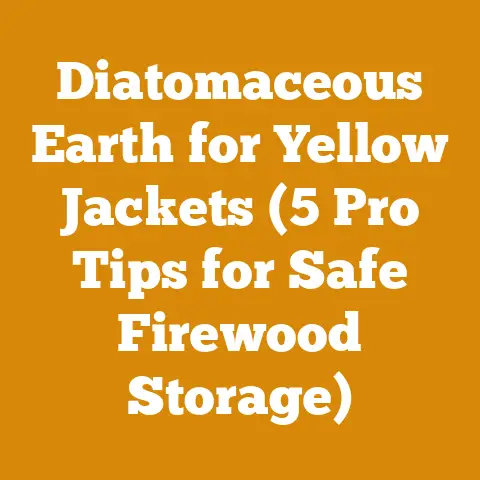 Diatomaceous Earth for Yellow Jackets (5 Pro Tips for Safe Firewood Storage)