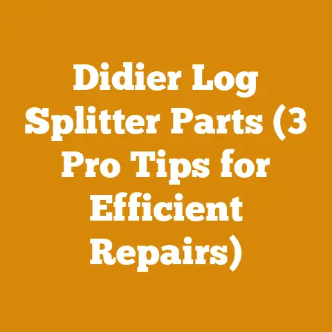 Didier Log Splitter Parts (3 Pro Tips for Efficient Repairs)