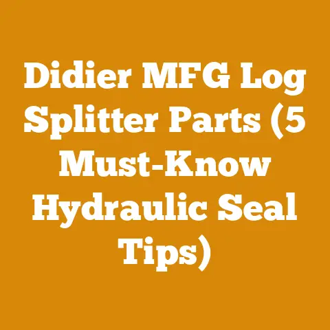 Didier MFG Log Splitter Parts (5 Must-Know Hydraulic Seal Tips)