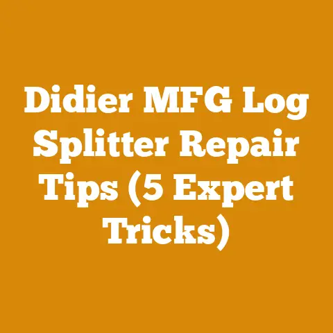 Didier MFG Log Splitter Repair Tips (5 Expert Tricks)