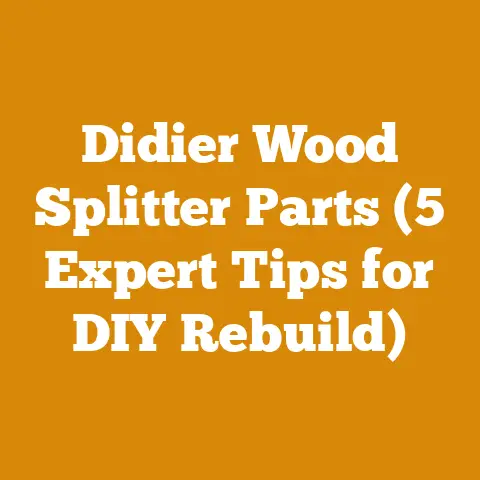 Didier Wood Splitter Parts (5 Expert Tips for DIY Rebuild)