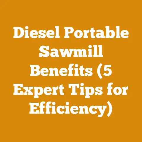 Diesel Portable Sawmill Benefits (5 Expert Tips for Efficiency)