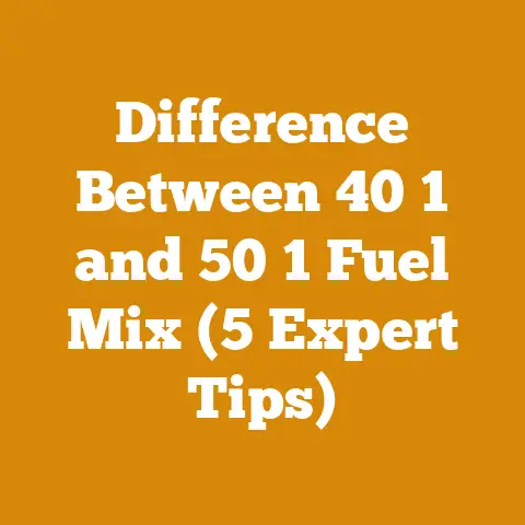 Difference Between 40 1 and 50 1 Fuel Mix (5 Expert Tips)