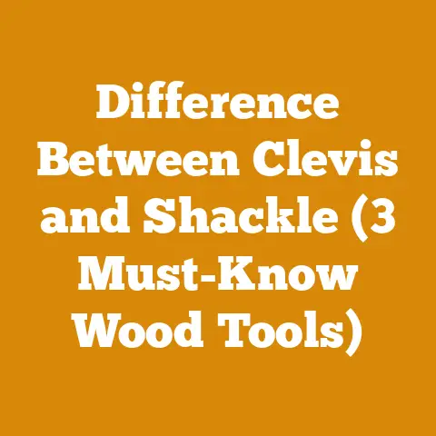 Difference Between Clevis and Shackle (3 Must-Know Wood Tools)