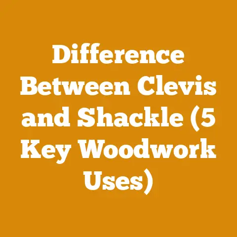 Difference Between Clevis and Shackle (5 Key Woodwork Uses)