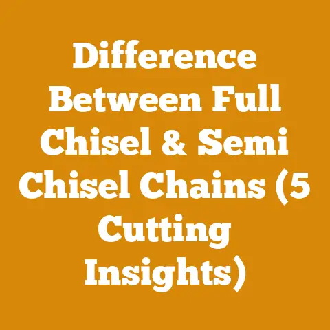 Difference Between Full Chisel & Semi Chisel Chains (5 Cutting Insights)
