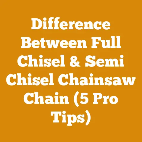 Difference Between Full Chisel & Semi Chisel Chainsaw Chain (5 Pro Tips)