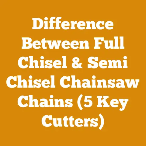 Difference Between Full Chisel & Semi Chisel Chainsaw Chains (5 Key Cutters)