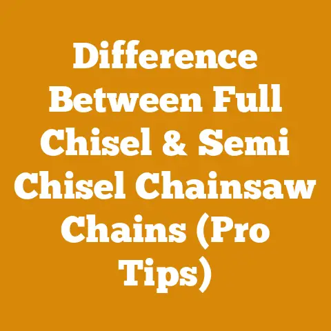 Difference Between Full Chisel & Semi Chisel Chainsaw Chains (Pro Tips)