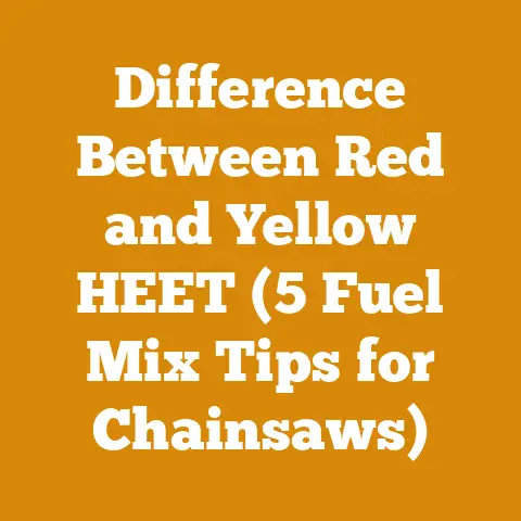 Difference Between Red and Yellow HEET (5 Fuel Mix Tips for Chainsaws)