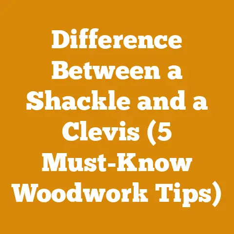 Difference Between a Shackle and a Clevis (5 Must-Know Woodwork Tips)