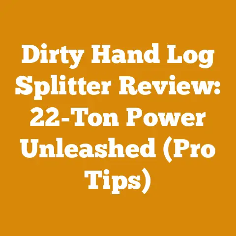 Dirty Hand Log Splitter Review: 22-Ton Power Unleashed (Pro Tips)