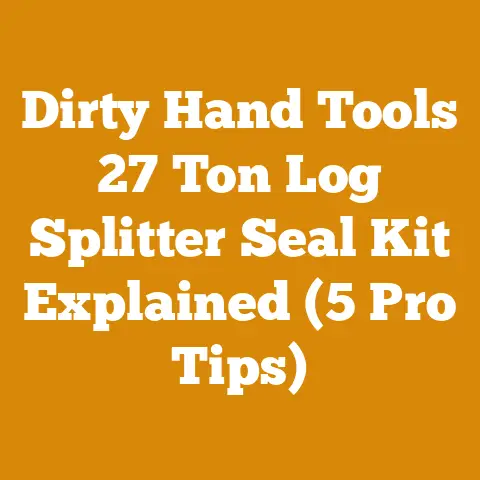 Dirty Hand Tools 27 Ton Log Splitter Seal Kit Explained (5 Pro Tips)