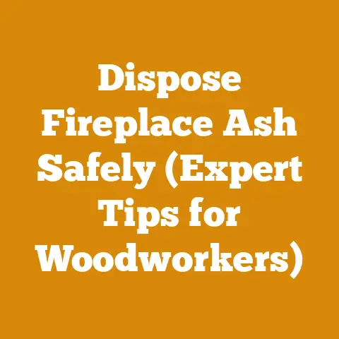 Dispose Fireplace Ash Safely (Expert Tips for Woodworkers)