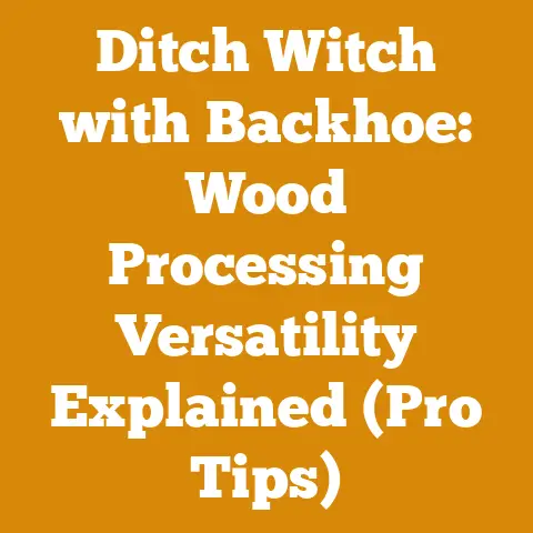 Ditch Witch with Backhoe: Wood Processing Versatility Explained (Pro Tips)