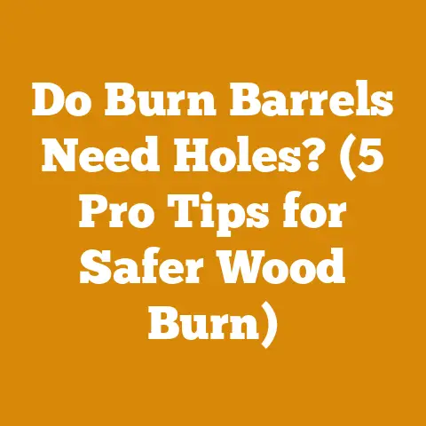 Do Burn Barrels Need Holes? (5 Pro Tips for Safer Wood Burn)