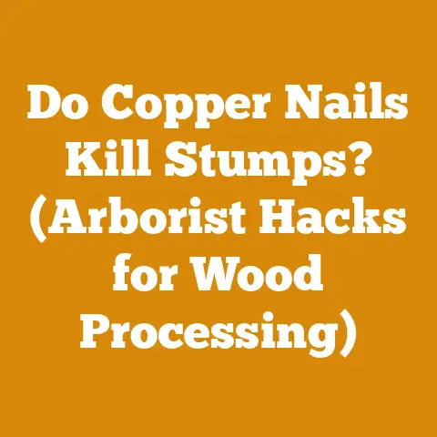 Do Copper Nails Kill Stumps? (Arborist Hacks for Wood Processing)