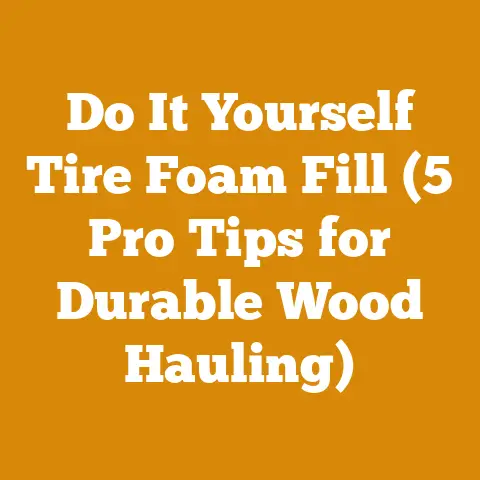 Do It Yourself Tire Foam Fill (5 Pro Tips for Durable Wood Hauling)