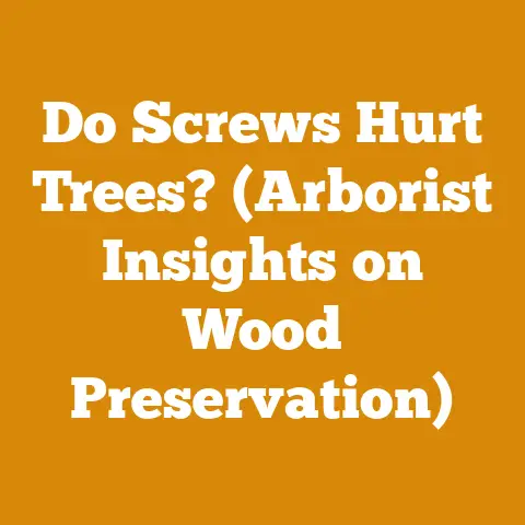 Do Screws Hurt Trees? (Arborist Insights on Wood Preservation)