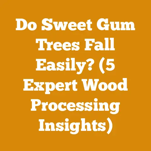 Do Sweet Gum Trees Fall Easily? (5 Expert Wood Processing Insights)