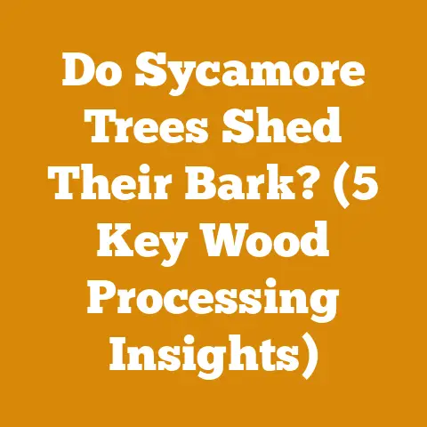 Do Sycamore Trees Shed Their Bark? (5 Key Wood Processing Insights)
