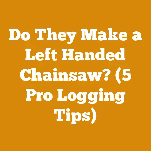 Do They Make a Left Handed Chainsaw? (5 Pro Logging Tips)